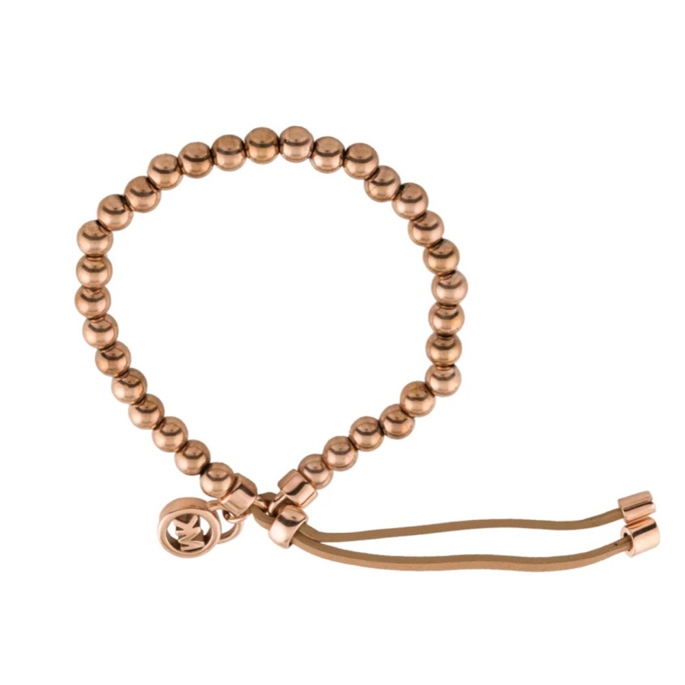 Michael Kors Rose gold beaded bracelet